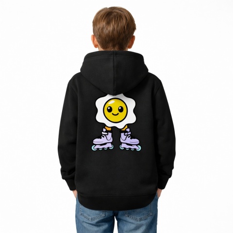 Kids Hoodie Egg Skates – Skate Hoodie (Black)