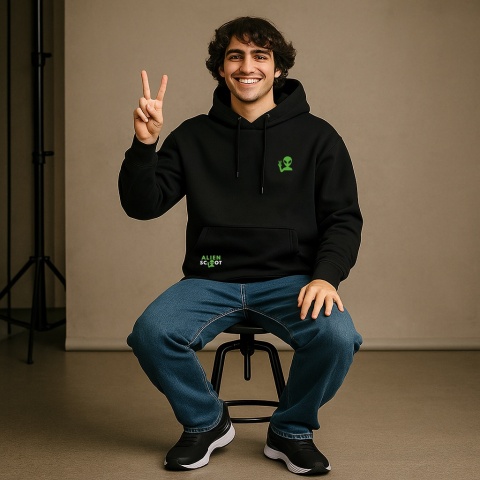 lifestyl bluza hulajnoga green logo