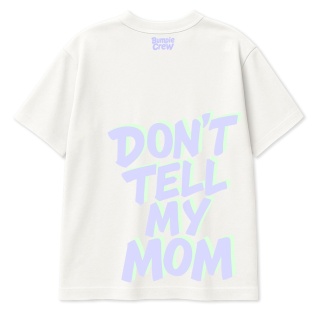 Kids T-Shirt “Don’t Tell My Mum” – urban skate style (white)