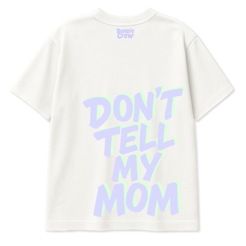 Kids T-Shirt “Don’t Tell My Mum” – urban skate style (white)