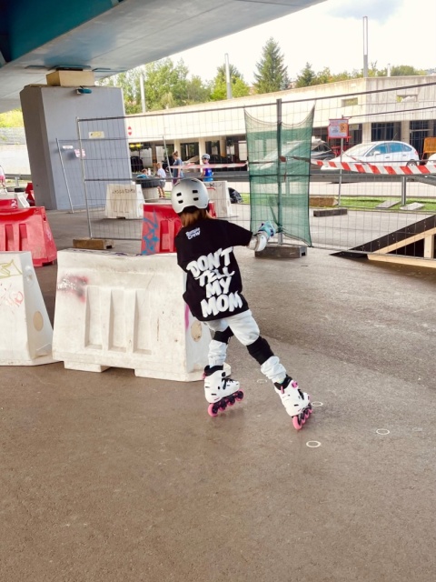 Kids T-Shirt “Don’t Tell My Mum” – urban skate style (white)