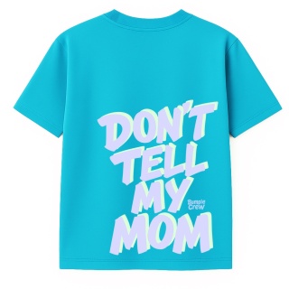 Blue Kids T-shirt “Don’t Tell My Mum” – streetwear kids