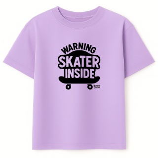 Kids Skateboarding T-Shirt – skateboarding style for kids (white)