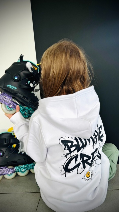 Girls hoodie Skate Like a Girl – girls streetwear (black)