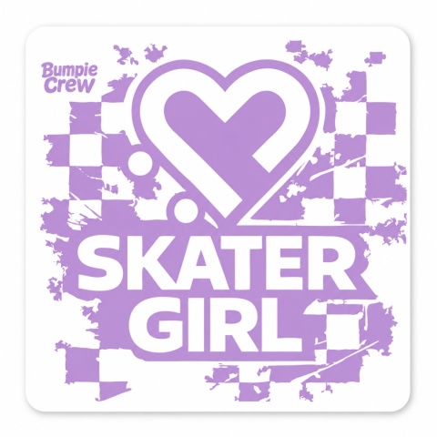 Bumpie Crew Skate Like A Girl Sticker