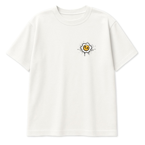 Kids’ T-shirt Jajko Flower – urban style for kids (white)