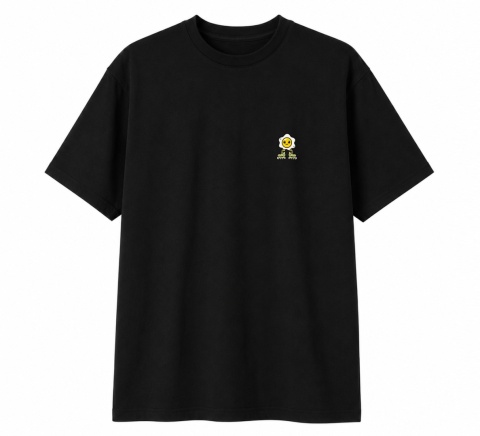 T-shirt na rolki Bumpie Crew GLOW MODE - CITY (czarny)