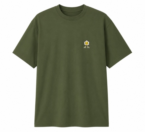 T-shirt na rolki Bumpie Crew GLOW MODE - LIKE A GIRL (khaki)